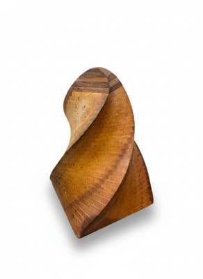 Wood Spiral Sculpture