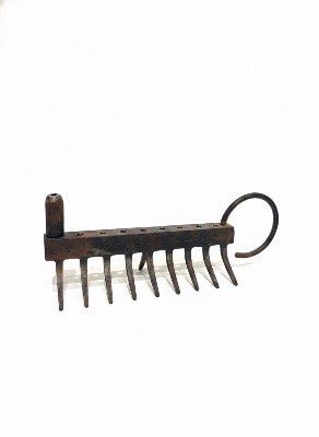 Iron "Cat" Menorah By Larry Kagan